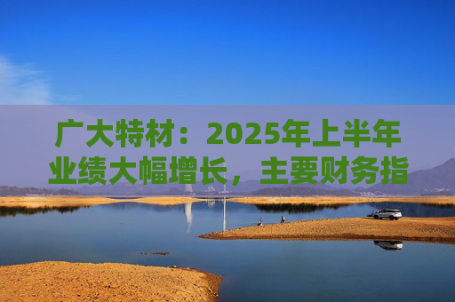广大特材：2025年上半年业绩大幅增长，主要财务指标均创历史新高  第1张