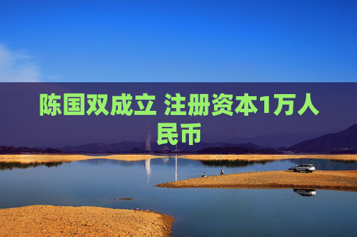 陈国双成立 注册资本1万人民币  第1张