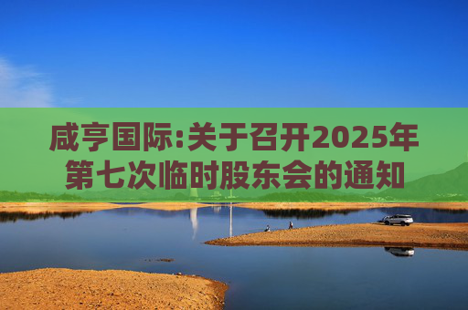 咸亨国际:关于召开2025年第七次临时股东会的通知