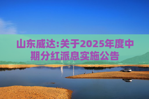 山东威达:关于2025年度中期分红派息实施公告