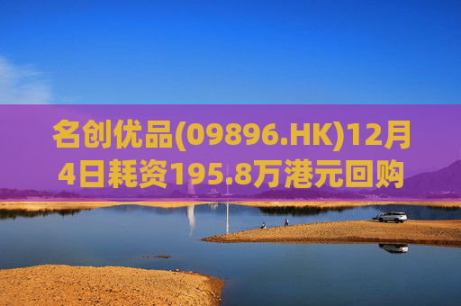 名创优品(09896.HK)12月4日耗资195.8万港元回购5.3万股