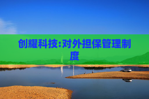 创耀科技:对外担保管理制度  第1张