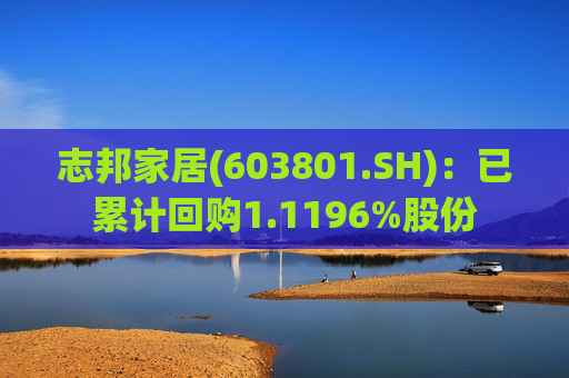 志邦家居(603801.SH)：已累计回购1.1196%股份