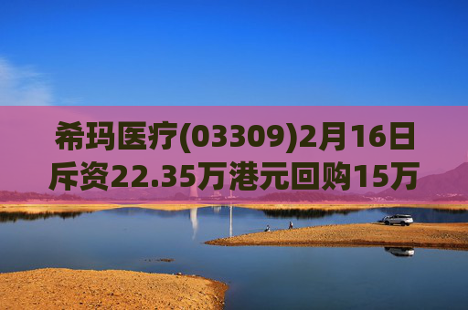 希玛医疗(03309)2月16日斥资22.35万港元回购15万股