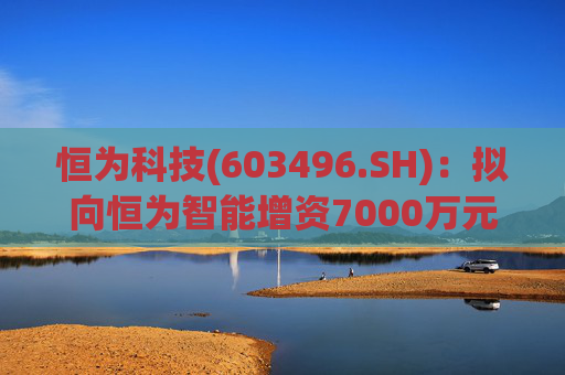 恒为科技(603496.SH)：拟向恒为智能增资7000万元