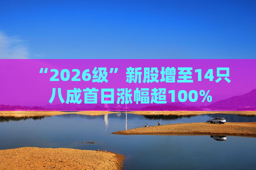 “2026级”新股增至14只 八成首日涨幅超100%