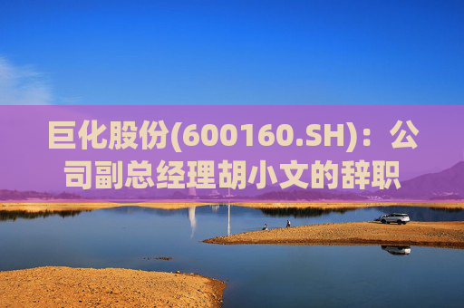 巨化股份(600160.SH)：公司副总经理胡小文的辞职