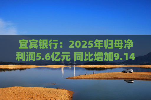 宜宾银行：2025年归母净利润5.6亿元 同比增加9.14%
