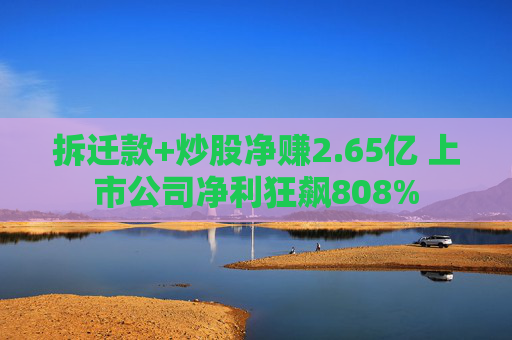 拆迁款+炒股净赚2.65亿 上市公司净利狂飙808%