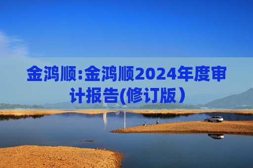 金鸿顺:金鸿顺2024年度审计报告(修订版）