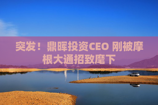 突发！鼎晖投资CEO 刚被摩根大通招致麾下  第1张