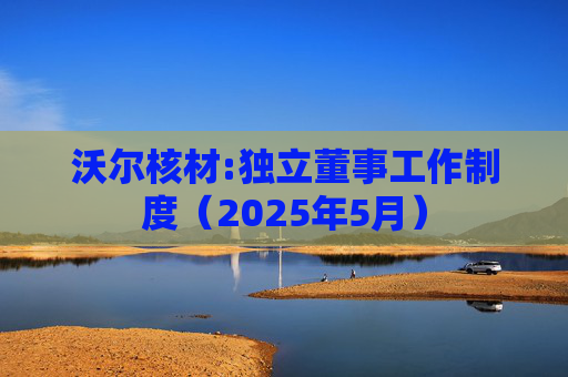 沃尔核材:独立董事工作制度（2025年5月）