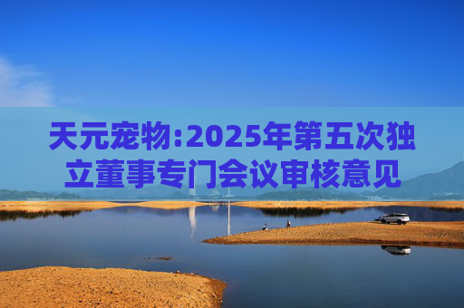 天元宠物:2025年第五次独立董事专门会议审核意见
