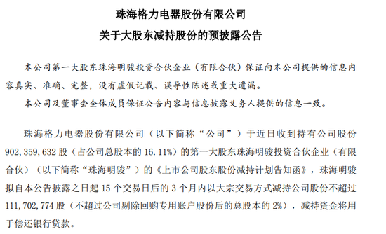 高瓴减持格力,赚了还是赔了? 第2张 高瓴减持格力,赚了还是赔了? 第2张